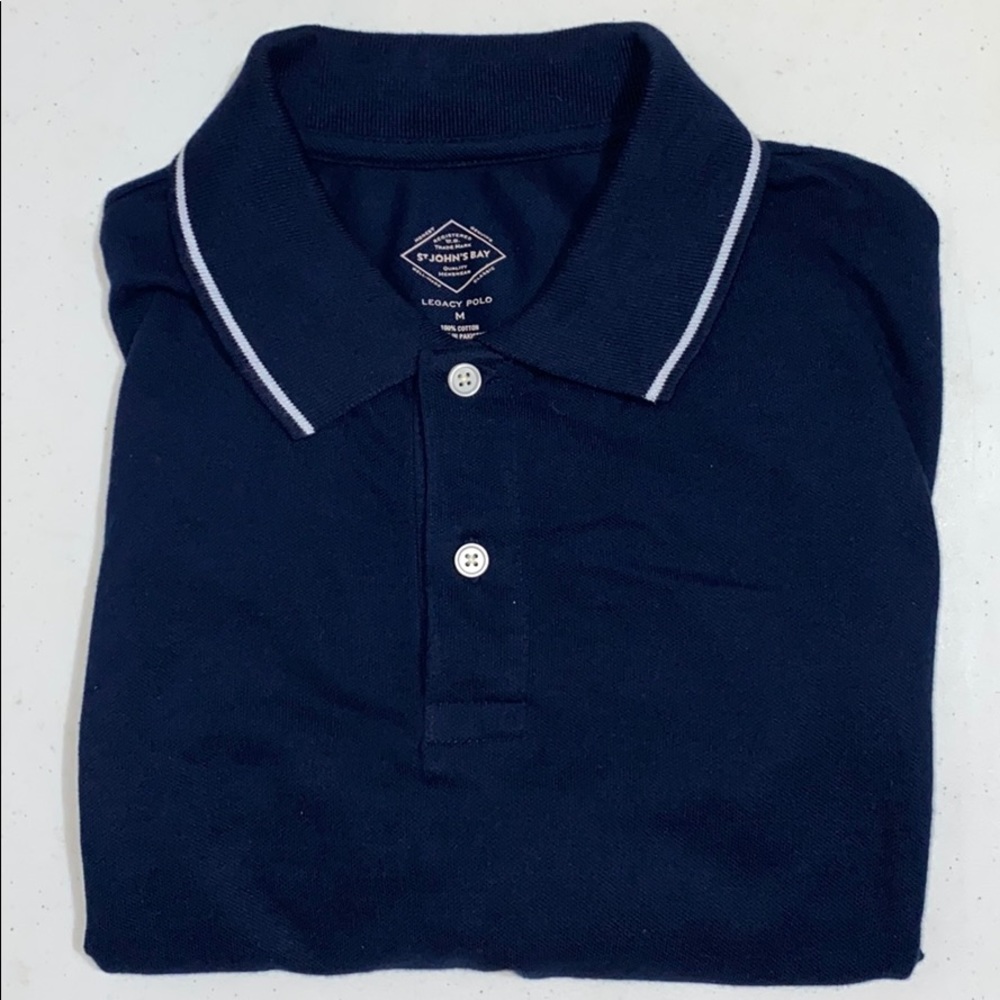 St. John's Bay Mens Short Sleeve Polo Shirt